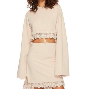 Fenty Puma Rihanna Cropped Sweatshirt XS NWT
